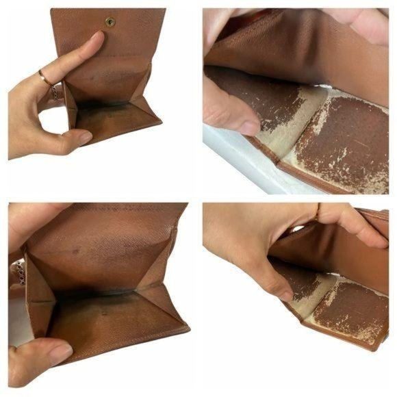 Authentic Louis Vuitton Wallet Portefeiulle Elise Trifold Monogram LV Vintage - Picture 11 of 13